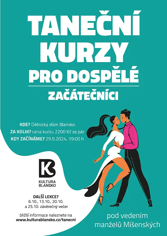 foto k akci: TANEČNÍ KURZY PRO DOSPĚLÉ – ZAČÁTEČNÍCI