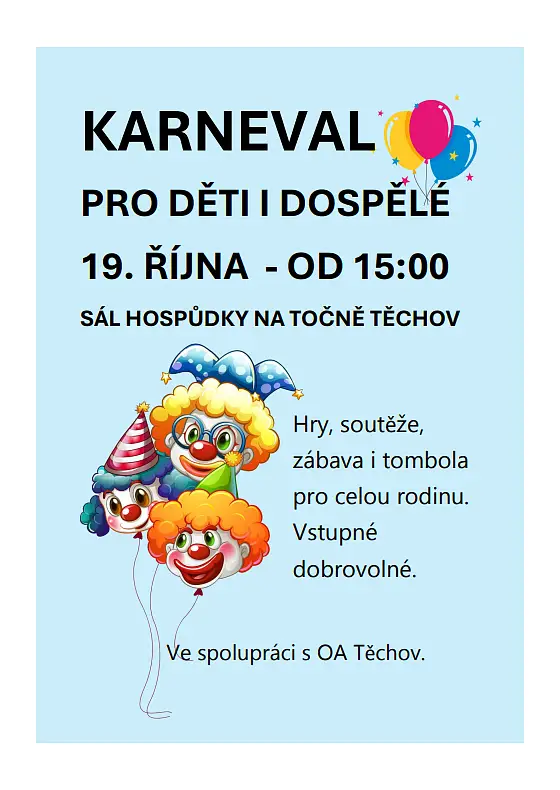 foto k akci: Karneval pro děti i dospělé