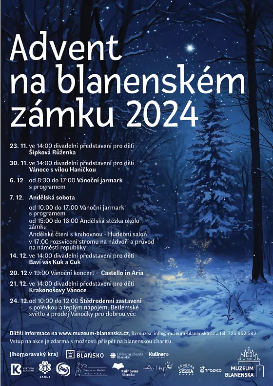 foto k akci: Advent na blanenském zámku 2024