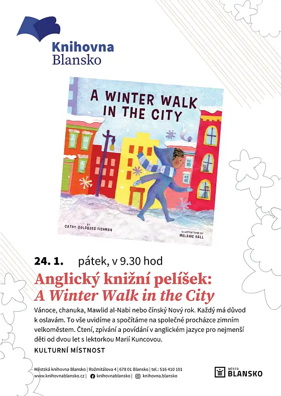 foto k akci: Anglický knižní pelíšek: A Winter Walk in the City