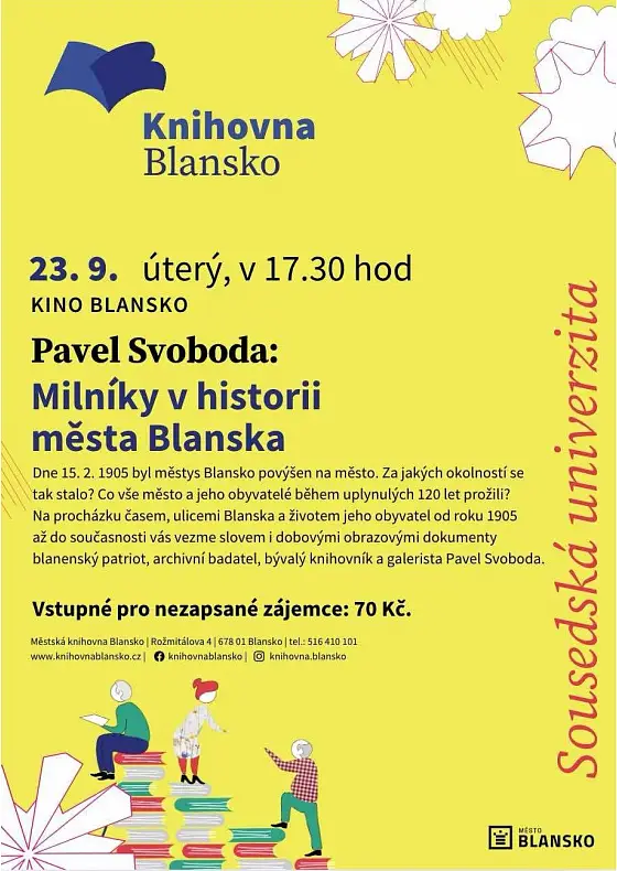 foto k akci: Pavel Svoboda: Milníky v historii města Blanska