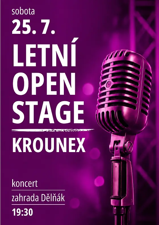 foto k akci: LETNÍ OPEN STAGE – KROUNEX