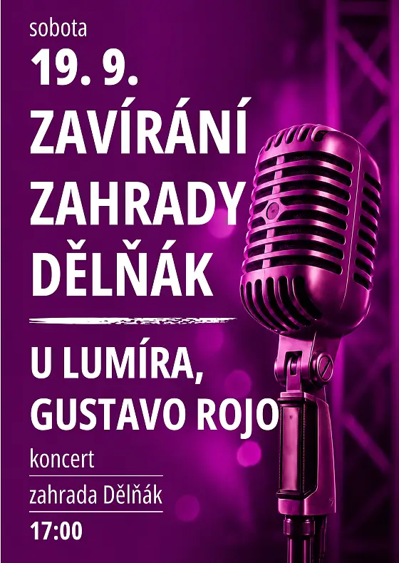 foto k akci: ZAVÍRÁNÍ ZAHRADY DĚLŇÁK – U LUMÍRA, GUSTAVO ROJO