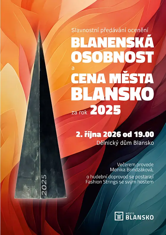 foto k akci: BLANENSKÁ OSOBNOST A CENA MĚSTA BLANSKO ZA ROK 2025