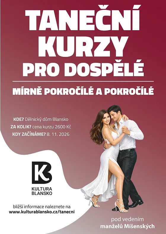 foto k akci: TANEČNÍ KURZY PRO DOSPĚLÉ – MÍRNĚ POKROČILÉ A POKROČILÉ